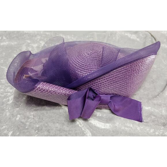 Chapeau Creations by Ruth Kropveld Purple Womens Couture Hat main image 5